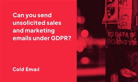 Can you send marketing emails under GDPR?