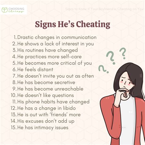 Can you sense when someone is cheating?