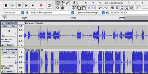 Can you separate tracks in Audacity?