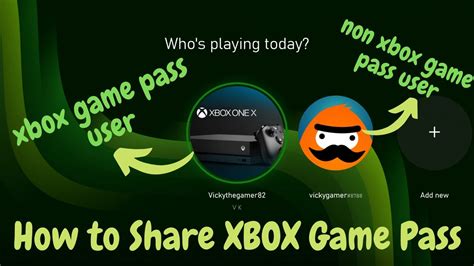 Can you share Xbox game pass in the same house?