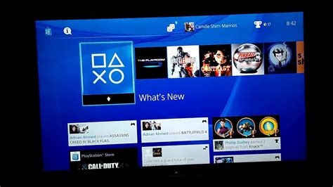 Can you share library on ps4?
