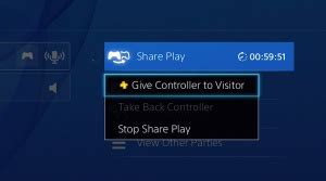 Can you share play 2 people on PS4?
