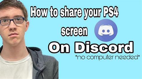 Can you share your PS4 screen on Discord?