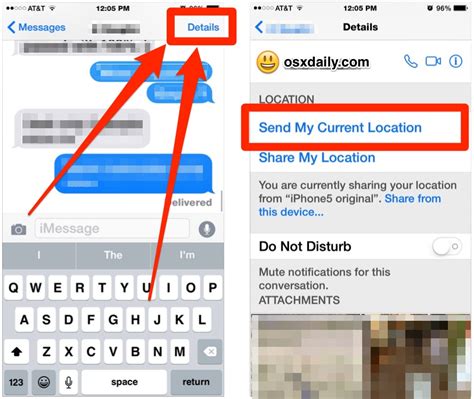 Can you share your location internationally on iPhone?