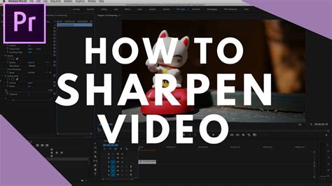 Can you sharpen video quality?