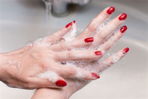 Can you shower after getting acrylic nails?