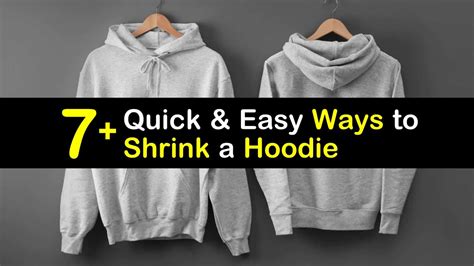 Can you shrink an XL hoodie to a large?