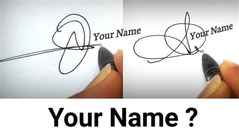 Can you sign your name instead of signature?