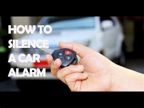 Can you silence a car alarm?