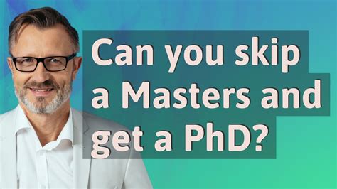 Can you skip your masters and get a PhD in psychology?