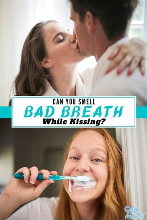 Can you smell breath while kissing?