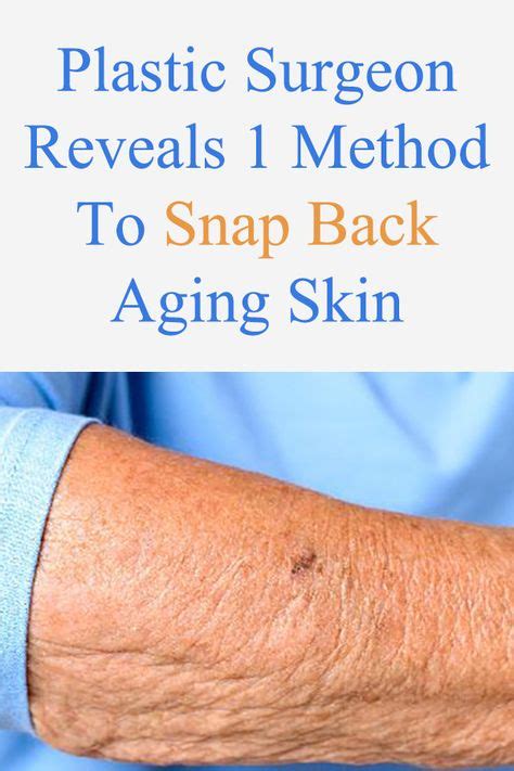 Can you snap back sagging skin?