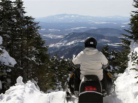 Can you snowmobile in Maine?