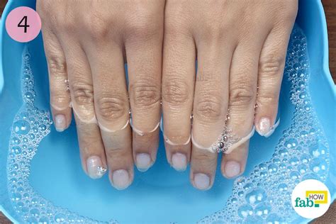 Can you soak nails in water?