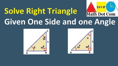 Can you solve a triangle with only one side?