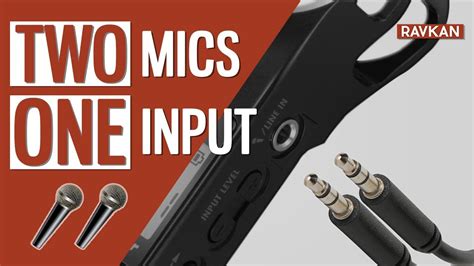 Can you split 2 mics into one input?