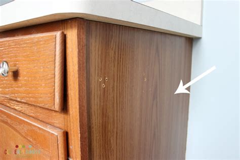 Can you stain fake wood cabinets?