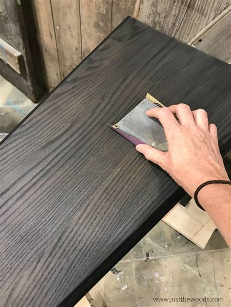 Can you stain wood black?