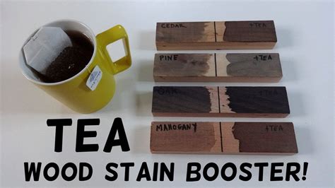 Can you stain wood with tea?