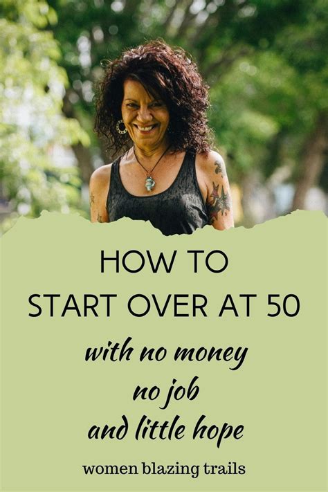 Can you start over at 50?