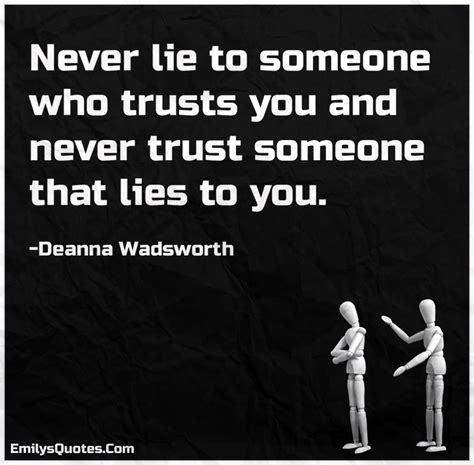 Can you stay with someone you don't trust?