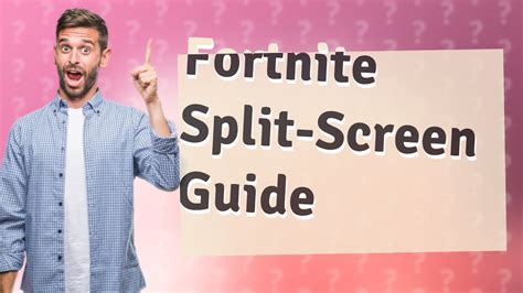 Can you still split screen on Fortnite Chapter 5?