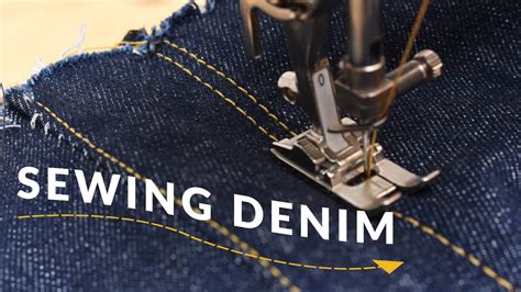 Can you stitch denim jeans?