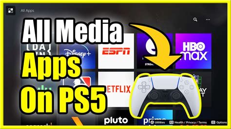 Can you stream apps on PS5?