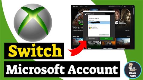 Can you switch Microsoft accounts on Xbox?