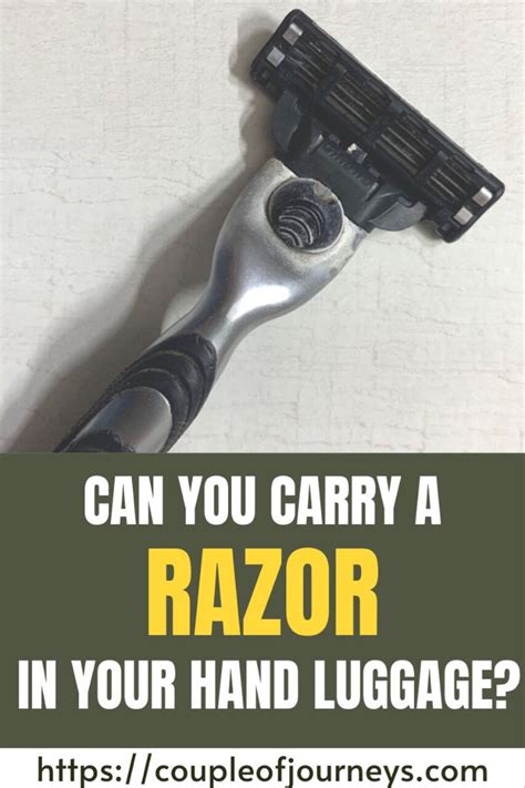 Can you take a razor in hand luggage?