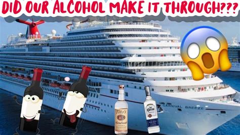 Can you take alcohol on a ship?