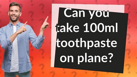Can you take exactly 100ml on a plane?