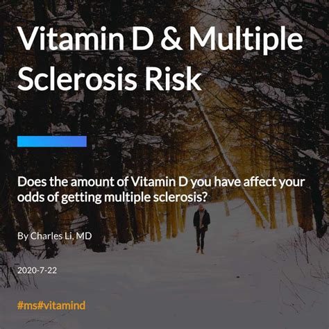 Can you take vitamin D if you have MS?