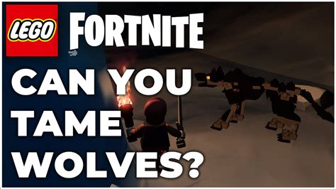 Can you tame a wolf in LEGO Fortnite?