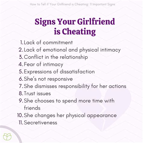 Can you tell if a girl cheated?