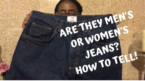 Can you tell if a guy is wearing womens jeans?
