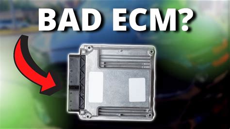 Can you tell if an ECM is bad?