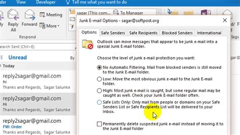 Can you tell if you are blocked on Outlook?