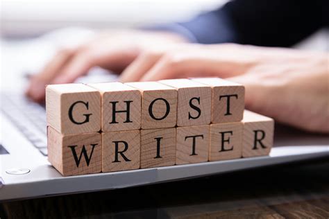 Can you tell people you're a ghost writer?