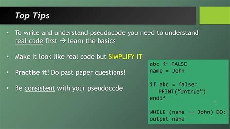 Can you test pseudocode?