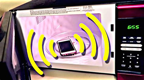 Can you test your microwave with a cell phone?