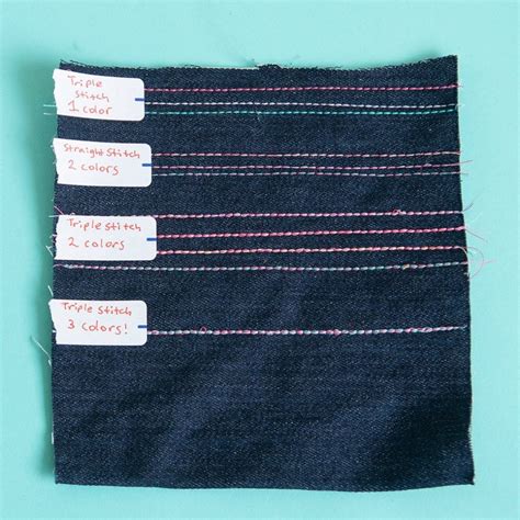 Can you top stitch with regular thread?