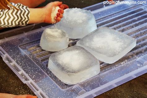 Can you touch ice with salt on it?