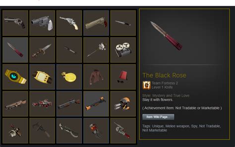 Can you trade black rose TF2?