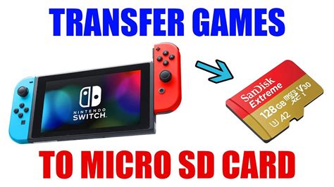 Can you transfer Switch games to another SD card?