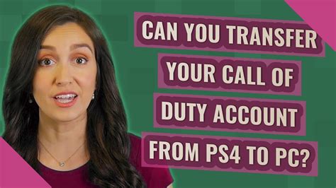 Can you transfer cod from PS4 to PC?