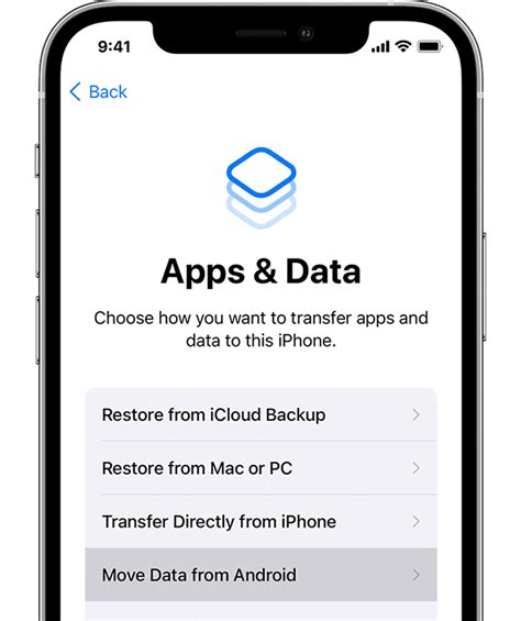 Can you transfer data from Android to iPhone 15?