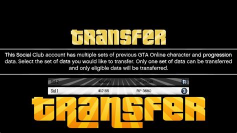 Can you transfer your GTA 5 online character?