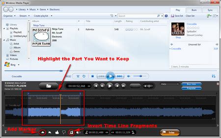 Can you trim an MP4 with Windows Media Player?