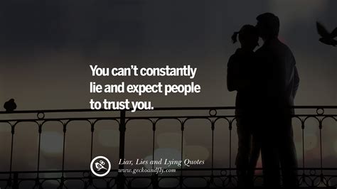 Can you trust a partner who lies?